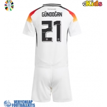 Germany Ilkay Gundogan #21 Replica Home Minikit Euro 2024 Short Sleeve (+ pants)